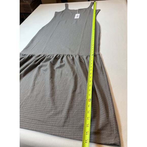 NWT Reformation Gray XL Claramae Maxi Sleeveless Dress Deadstock (bin AA220) - Picture 7 of 8